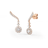 Hearts On Fire Vela Drop Earrings