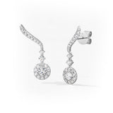 Hearts On Fire Vela Drop Earrings