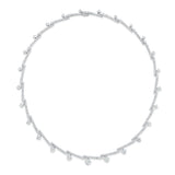 Hearts On Fire Vela Crossover Pavé Necklace  Hearts on Fire
