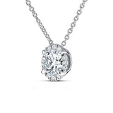 Hearts On Fire Ellipse Diamond Pendant