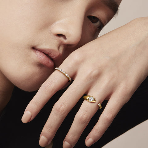 Hearts On Fire LU Open Droplet Ring