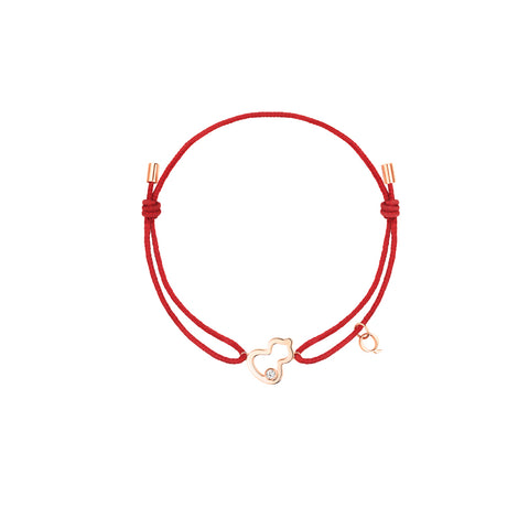 Qeelin Wulu Petite Red Cord Bracelet