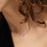 Gucci GG Running Necklace with Diamonds  Gucci Jewelry