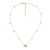 Gucci GG Running Necklace with Diamonds  Gucci Jewelry