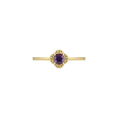 Gucci Interlocking G Amethyst Ring Gucci Jewelry