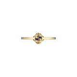 Gucci Interlocking G Amethyst Ring