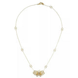 Gucci Le Marché des Merveilles Butterfly Necklace
