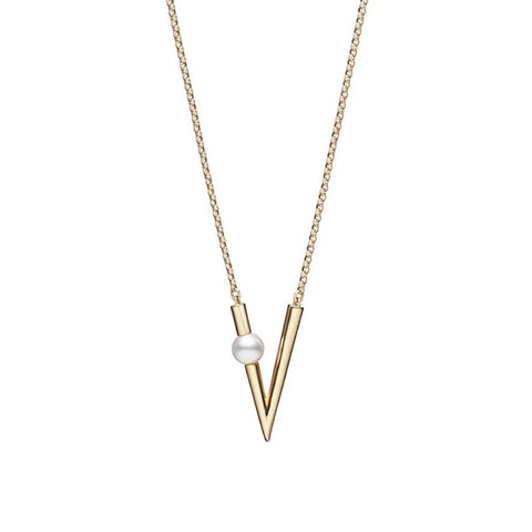 Mikimoto V Code A+ Akoya Pearl Pendant Necklace