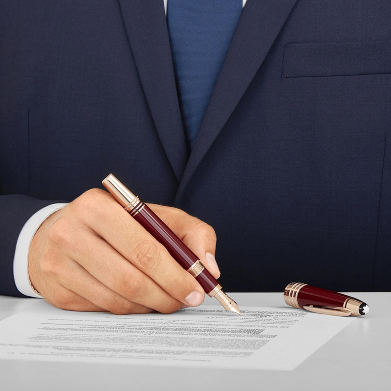 Montblanc Special Edition John F. Kennedy Burgundy Fountain Pen