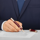 Montblanc Special Edition John F. Kennedy  Burgundy Fountain Pen  Montblanc