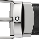 Montblanc Horseshoe buckle black/brown 30 mm reversible leather belt  Montblanc