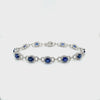 Sapphire Diamond Bracelet CH Collection