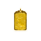 24k Gold Year of the Rabbit Pendant  Chong Hing Jewelers
