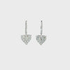 Diamond Heart Earrings CH Collection