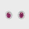 Ruby Diamond Earrings CH Collection