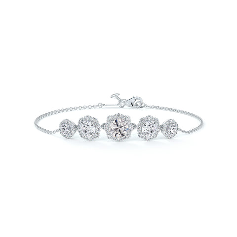 Forevermark Floral Halo Bracelet  Forevermark