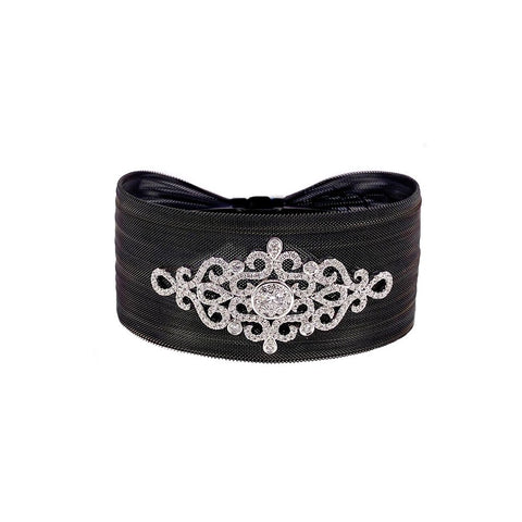 Diamond Double Mesh Cuff  CH Collection