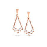 Hearts On Fire Aerial Diamond V Drop Earrings