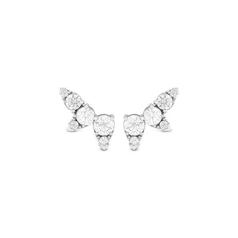 Hearts on Fire Aerial Diamond Ear Vine Earrings  Hearts on Fire