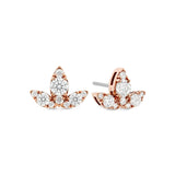 Hearts On Fire Aerial Triple Diamond Stud Earrings