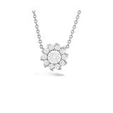 Hearts On Fire Aerial Sol Halo Necklace