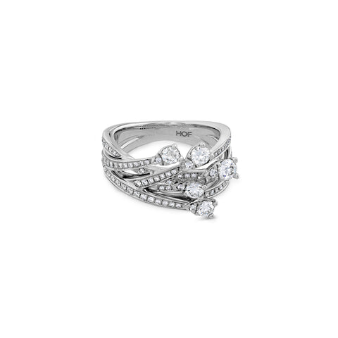 Hearts on Fire Aerial Cross Over Right Hand Ring  Hearts on Fire