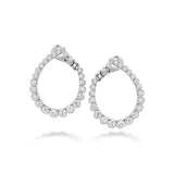 Hearts on Fire Aerial Regal Diamond Hoop Earrings  Hearts on Fire