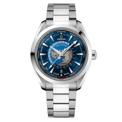 Omega Seamaster Aqua Terra 150M Co-Axial Master Chronometer Worldtimer  Omega