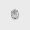 White Jade Diamond Ring CH Collection