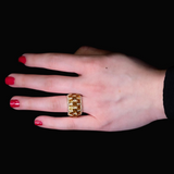 Citrine Diamond Ring  CH Collection