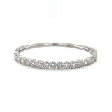 Round Diamond Halo Bangle  CH Collection