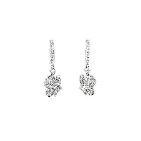 Diamond Butterfly Earrings  CH Collection
