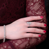 Diamond Bypass Ring  CH Collection