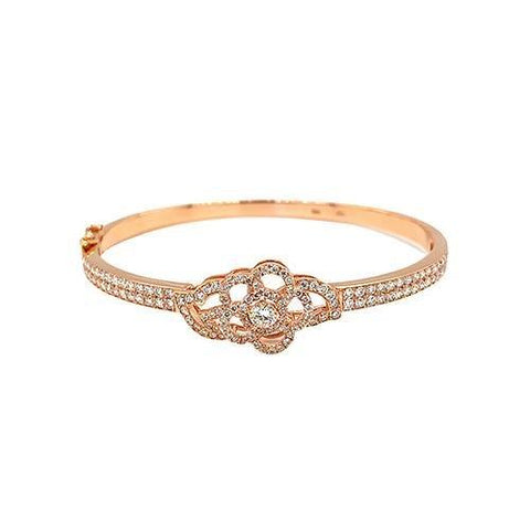 Diamond Flower Bangle  CH Collection