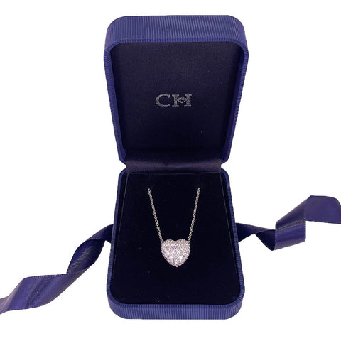 Diamond Heart Pendant and Chain  CH Collection