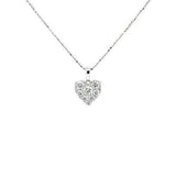Diamond Heart Pendant and Chain  CH Collection