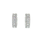 Diamond Hoop Earrings  CH Collection
