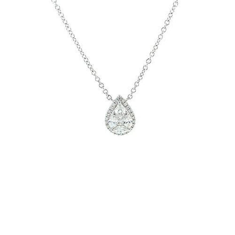 Diamond Pendant and Chain  CH Collection