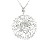 Diamond Pendant and Chain  CH Collection