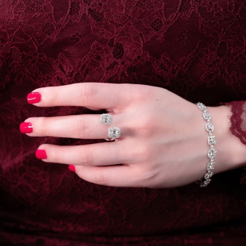 Diamond Bypass Ring  CH Collection