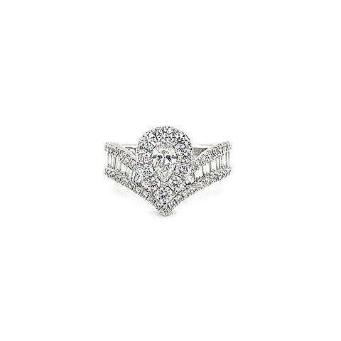 Diamond "V" Ring  CH Collection