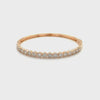 Round Diamond Halo Bangle CH Collection