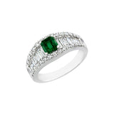 Emerald Diamond Ring  CH Collection