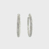 Diamond Hoop Earrings CH Collection