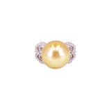 Golden South Sea Pearl Diamond Ring  CH Collection