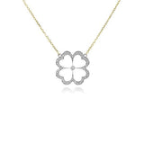Gumuchian Clover Diamond Pendant and Chain