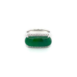 Jade Diamond Ring  CH Collection