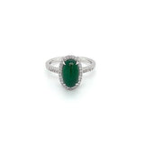 Jade Diamond Ring  CH Collection