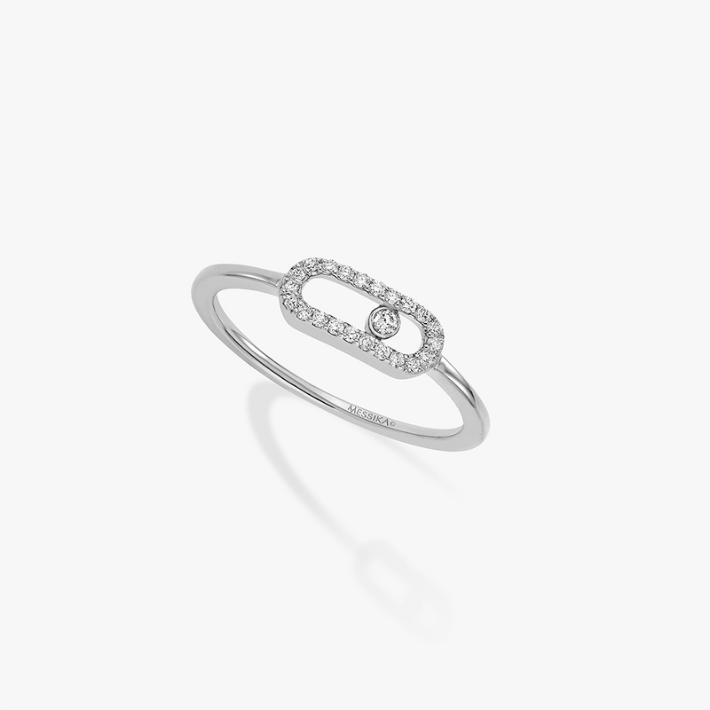 Messika Move Uno White Gold Diamond Ring - 04705-WG