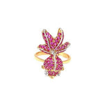 Pink Sapphire Fish Ring  CH Collection